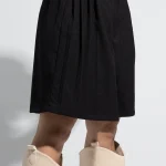 Black Pleated Shorts