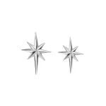 North Star Earrings Silver
