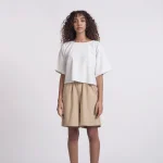 Linen Cropped Top