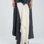 #3 Draped Denim Skirt